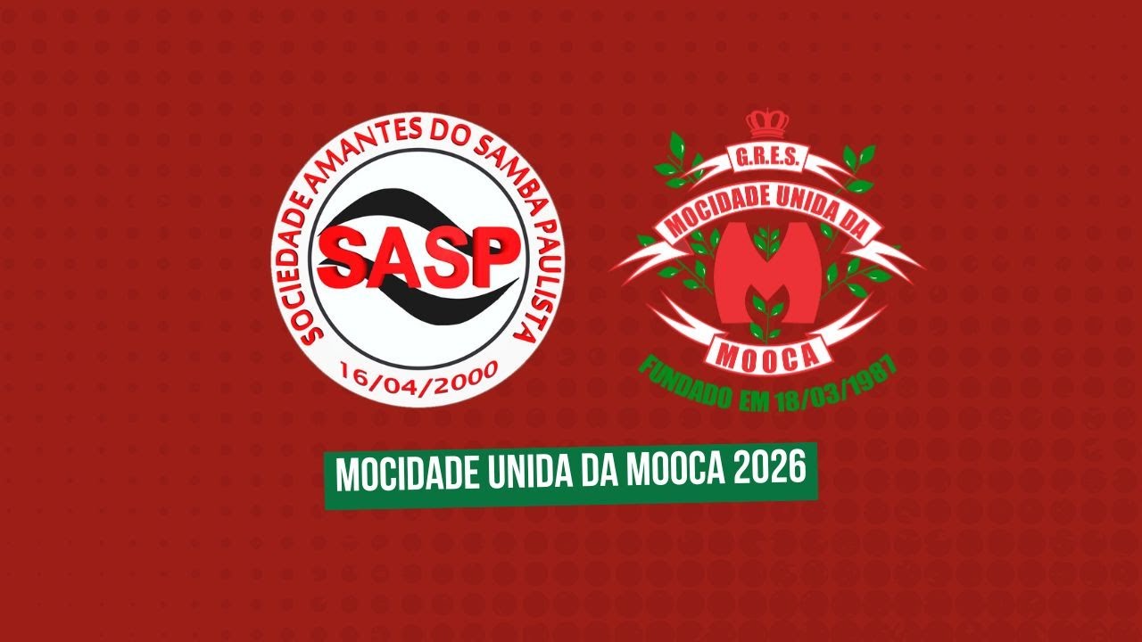 SASP Carnaval 2026 | Ouça o samba-enredo da Mocidade Unida da Mooca