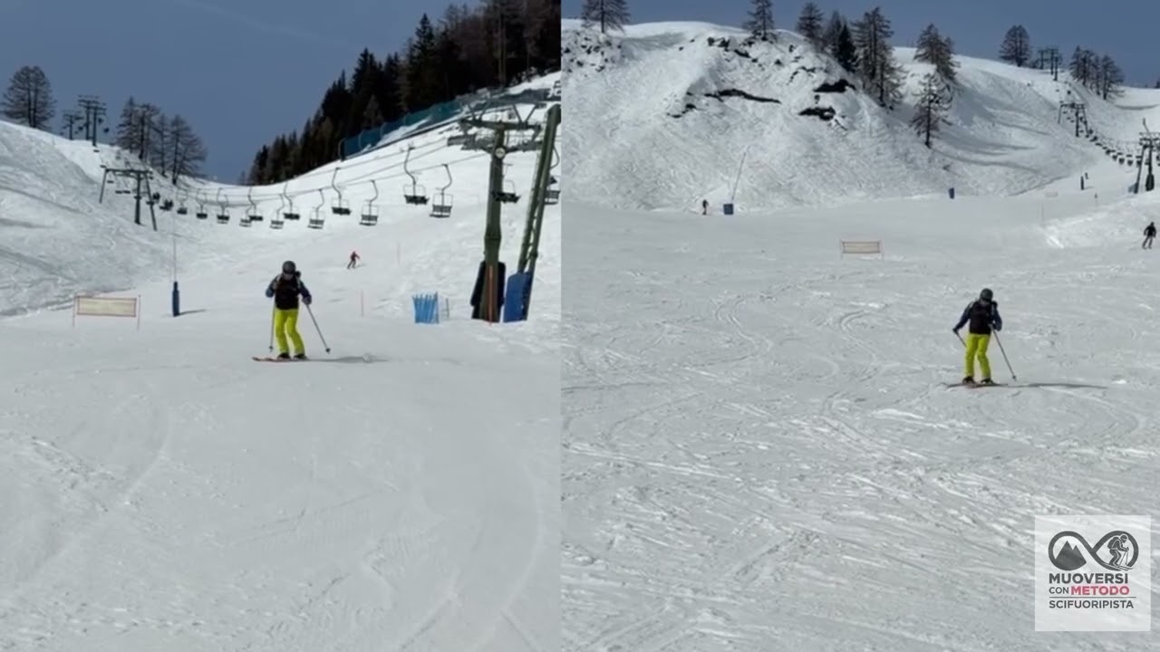 Movimento dello sposta le nuvole. Curva raggio stretto.