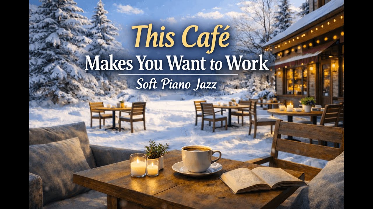 This Café Makes You Want to Work – ☀️ Soft Piano Jazz