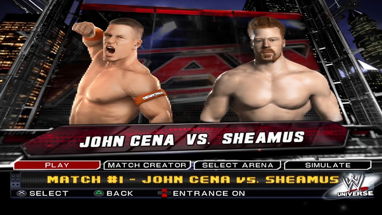 John Cena vs Sheamus | In Wwe SvR 2011 Ps2