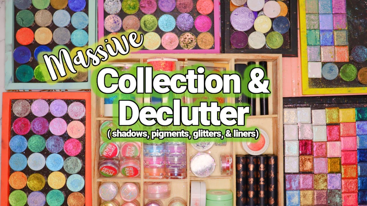 Decluttering My Massive Makeup Collection! | Single Eye Products Collection & Declutter 2025
