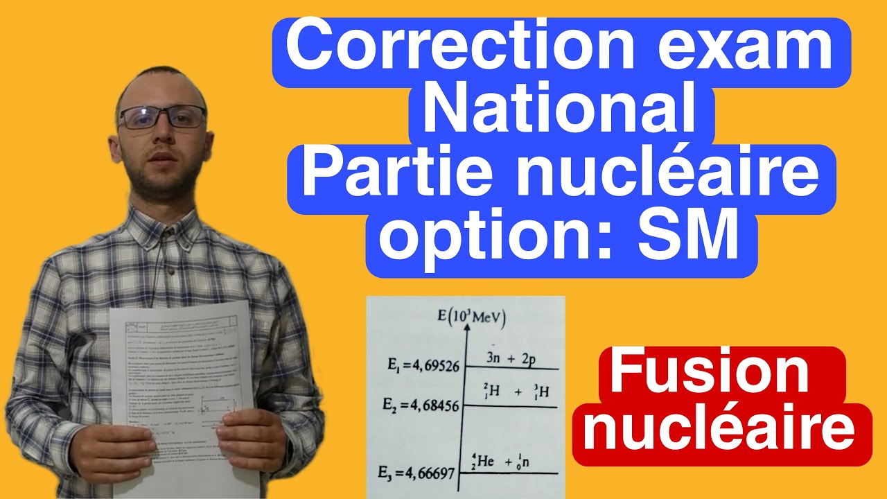 Correction examen national 2019 sm : 
