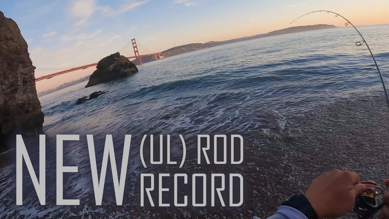 Catching my New Record Surfperch w/ an UNRELEASED Ultralight Rod by Ray Fishing | ITGETSREEL EP 131