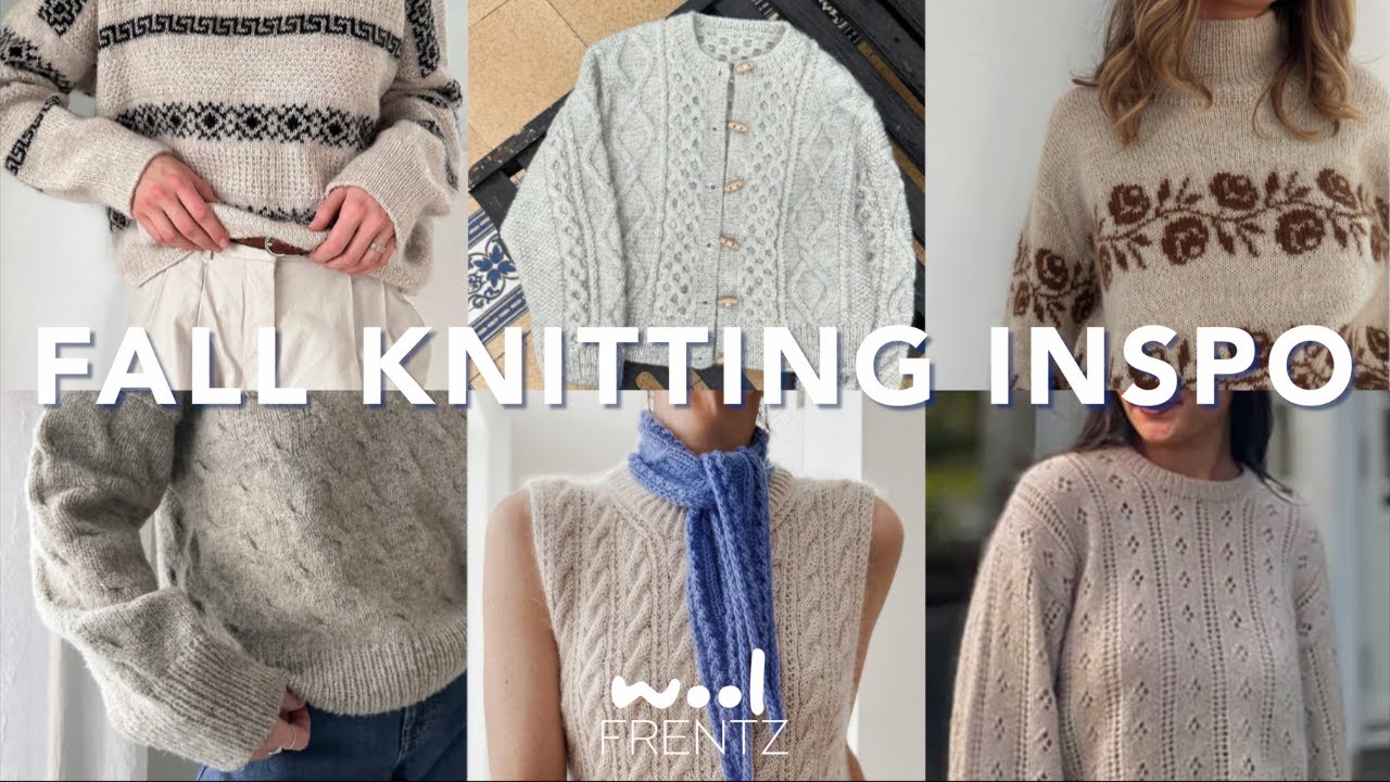 Herbststrick Inspiration 2025 | Colourwork, Textur & gratis „Sophie“ Scarf