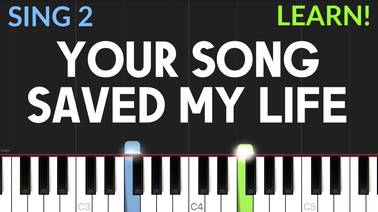 Your Song Saved My Life (Sing 2) - U2 | EASY Piano Tutorial