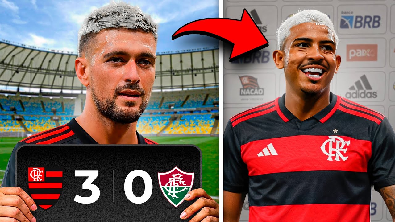 A CADA VITÓRIA do FLAMENGO = ROUBO um JOGADOR ADVERSÁRIO