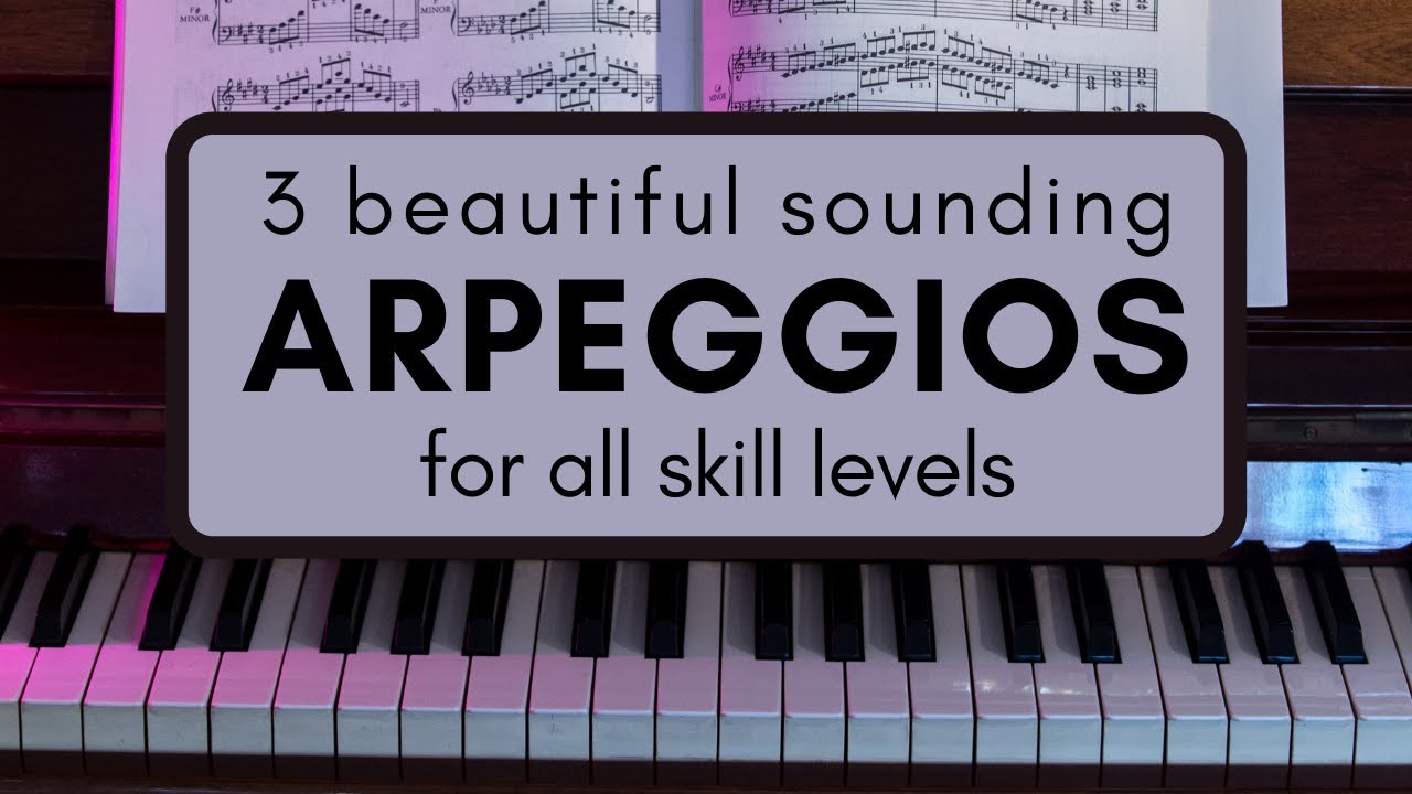 3 Beautiful Piano Arpeggio patterns for MANY GENRES