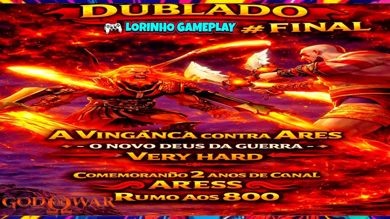 🔴 God of War Dublado - Jogando no PCSX2, Desafio Pagou=Reseta por LorinhoGameplay 🔴