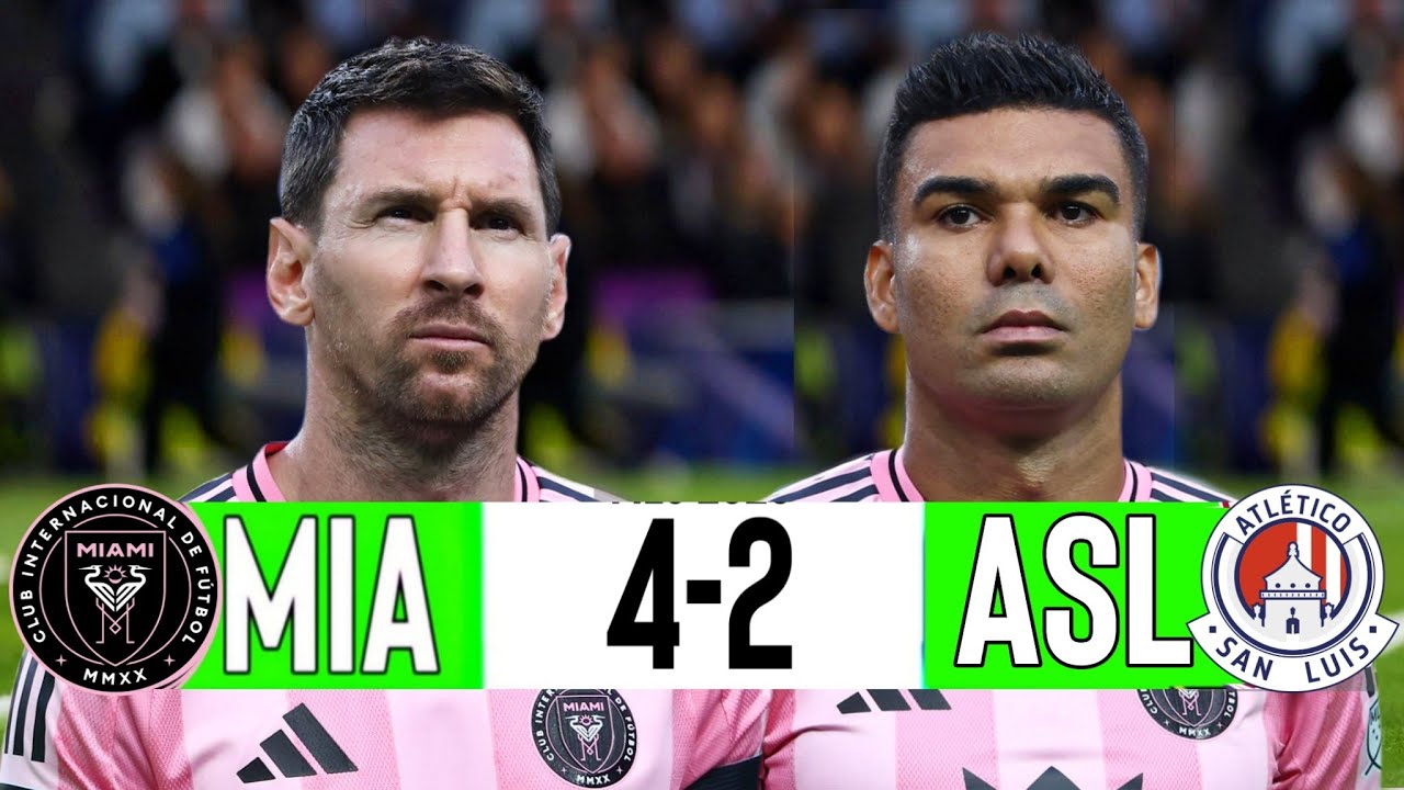 Messi 2 Goals | Inter Miami vs San Luis ( 4-2 ) | Extended Highlights & Goals | 2026