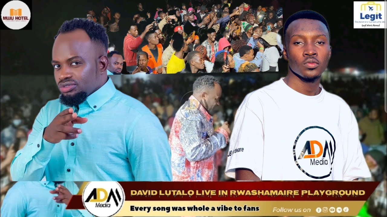 🎤🔥 David Lutalo Live Performance in Rwashamaire 🔥🎶
