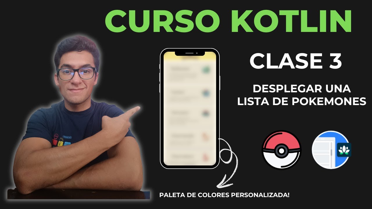 🚀 Clase 3: ¡Crea una Lista de Pokemones con Estilo! | Usa una Paleta de Colores Épica