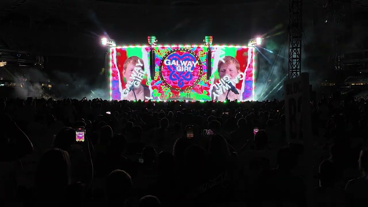 Galway Girl Ed sheeran Live Perth 