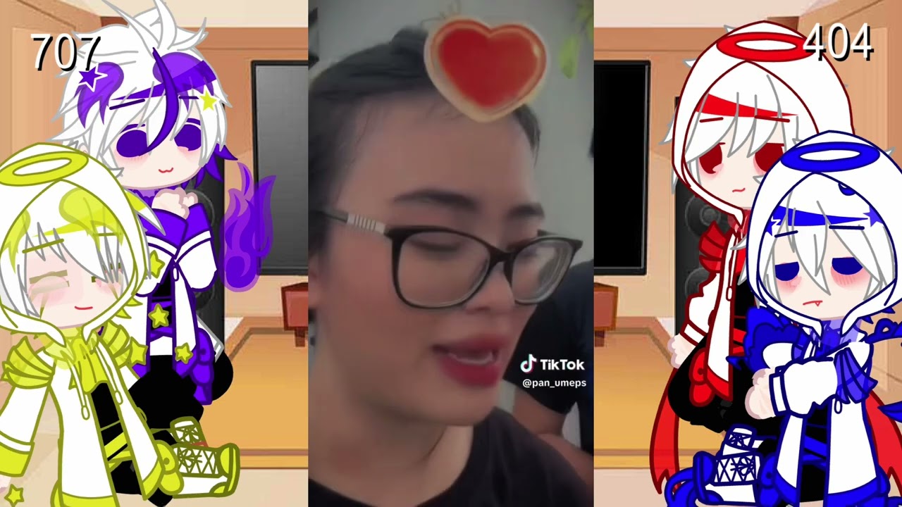 Tứ sans(psgt) reaction vd tik tok psgt part 1