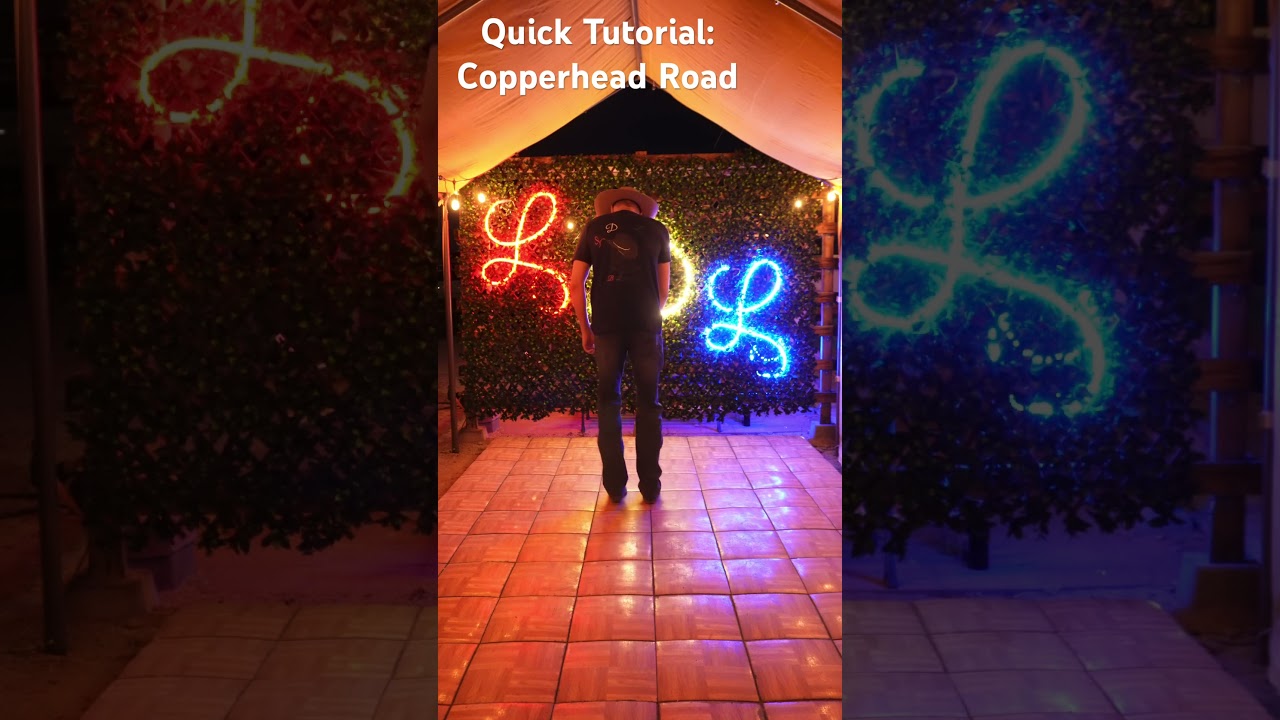 Quick Tutorial: Copperhead Road @steveearle #linedancing #linedance #linedancelessons #linedancer