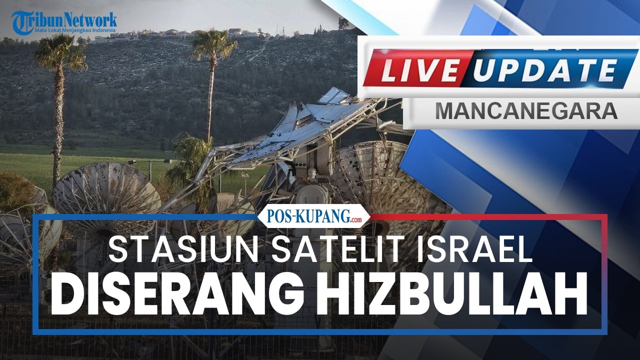 🔴Stasiun Satelit Israel di Bet Shemesh Diserang Hizbullah, Sistem Komunikasi Terganggu
