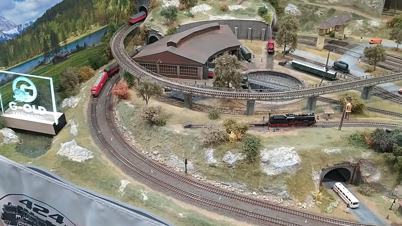 Schöne Spur N Anlage in Dresden auf der Modellbahn Messe am 07.02.26