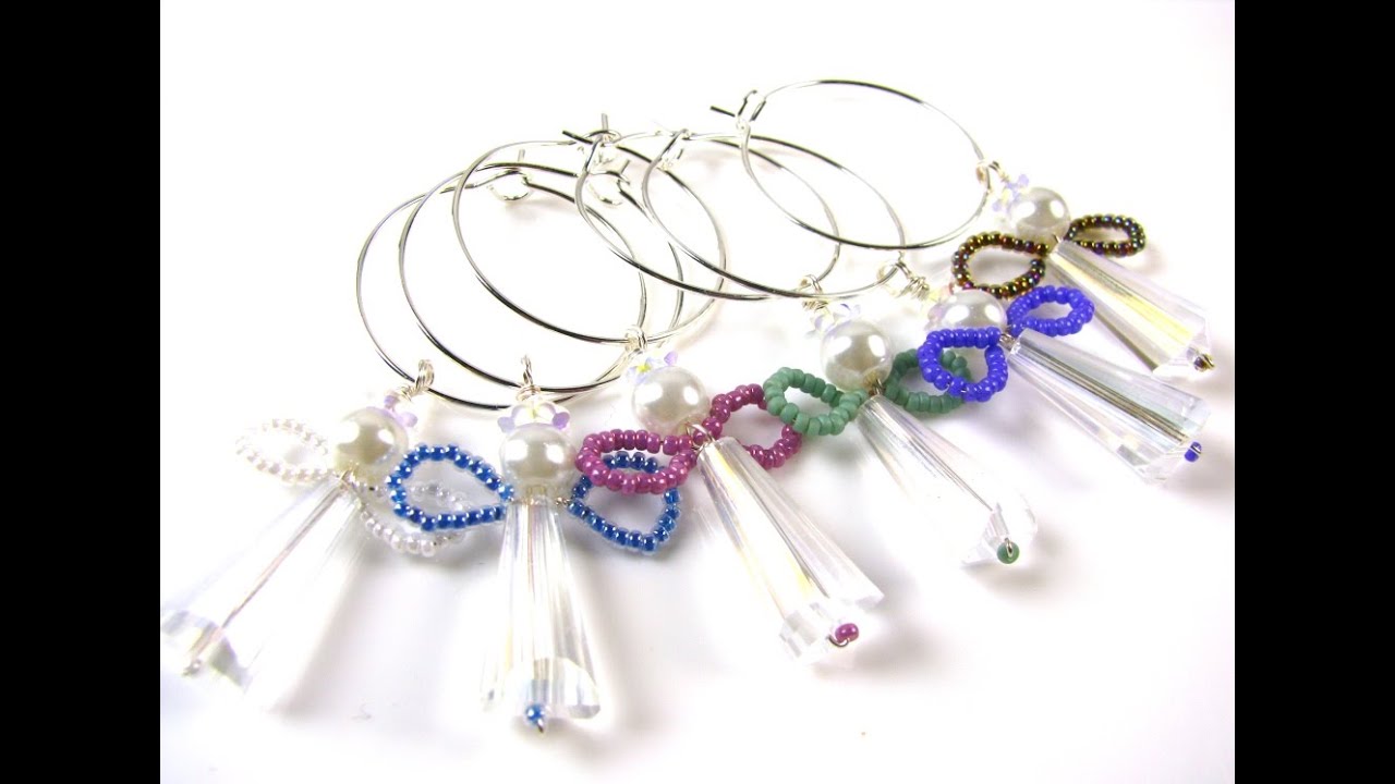 Angel Wine Glass Charm Tutorial