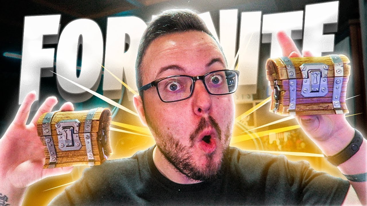 Abriendo COFRES DE FORTNITE en LA VIDA REAL!