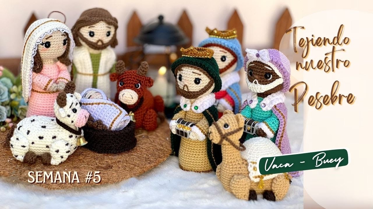 Amigurumi Nativity Scene | Cow and Ox 🧶 | Easy Crochet Tutorial