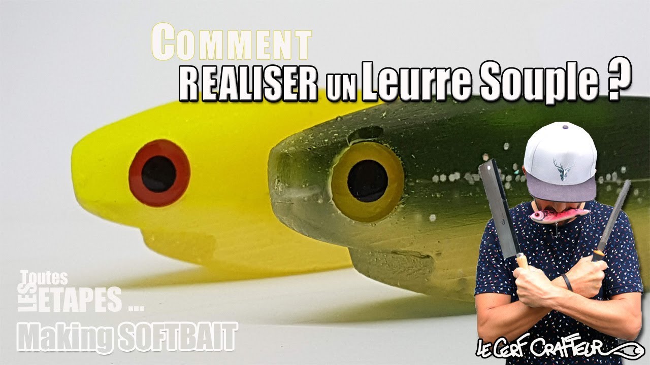 💡 Créer un leurre souple avec peu d'outils 🛠