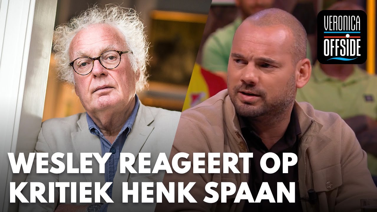 Sneijder reageert op kritiek Henk Spaan: 'Is dit serieus, of niet?' | VERONICA OFFSIDE
