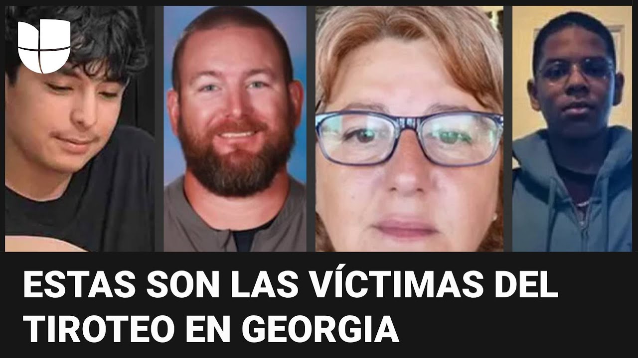 Quienes son las cuatro víctimas mortales del tiroteo en la escuela de Georgia