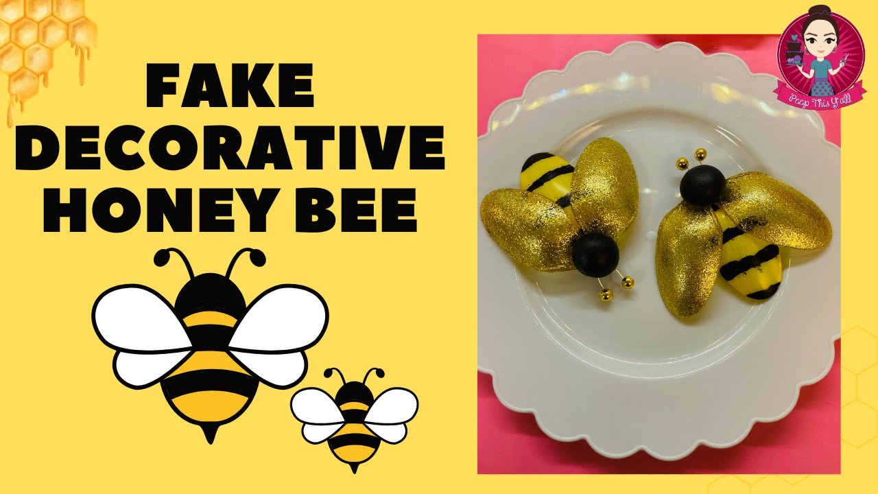 Let’s make Pretty decorative Bees with plastic spoons! @plaidcrafts #plaidcrafts #plaidcreators
