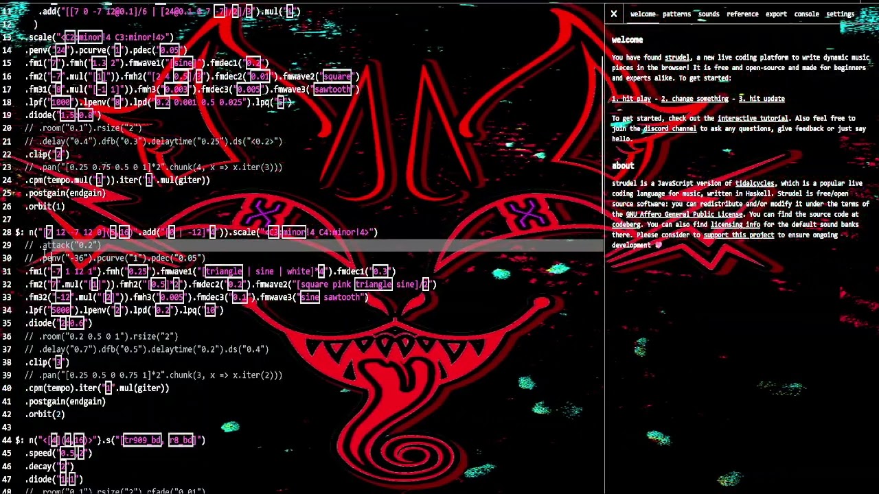 XeC Live - Strudel Livecoding Performance - Sclews Tide Turner Album Release Party - 2-15-26