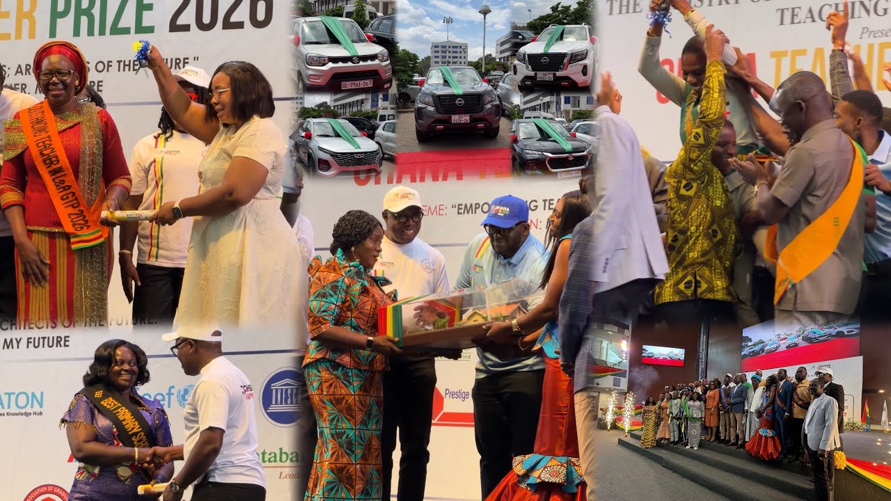 GHANA TEACHER PRIZE 2026, OUTSTANDING EDUCATORS HONOURED WITH CASH PRIZE, A CAR & A GH₵700,000 HOUSE