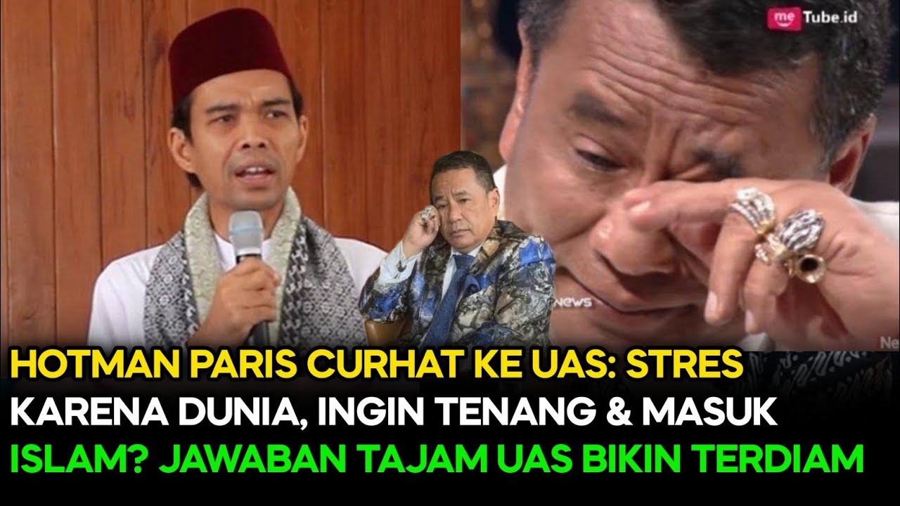 Hotman Paris Ingin Mualaf Karena Stres Sampai Mau Bunuh Diri? UAS Berikan Jawaban Tajam!