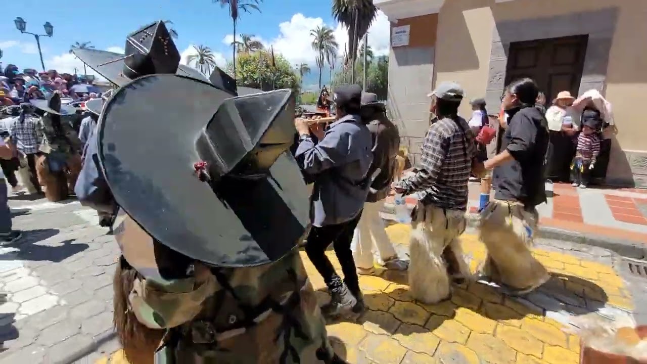 Toma de plaza en el Inti Raymi en Cotacachi  (29 de junio del 2024)