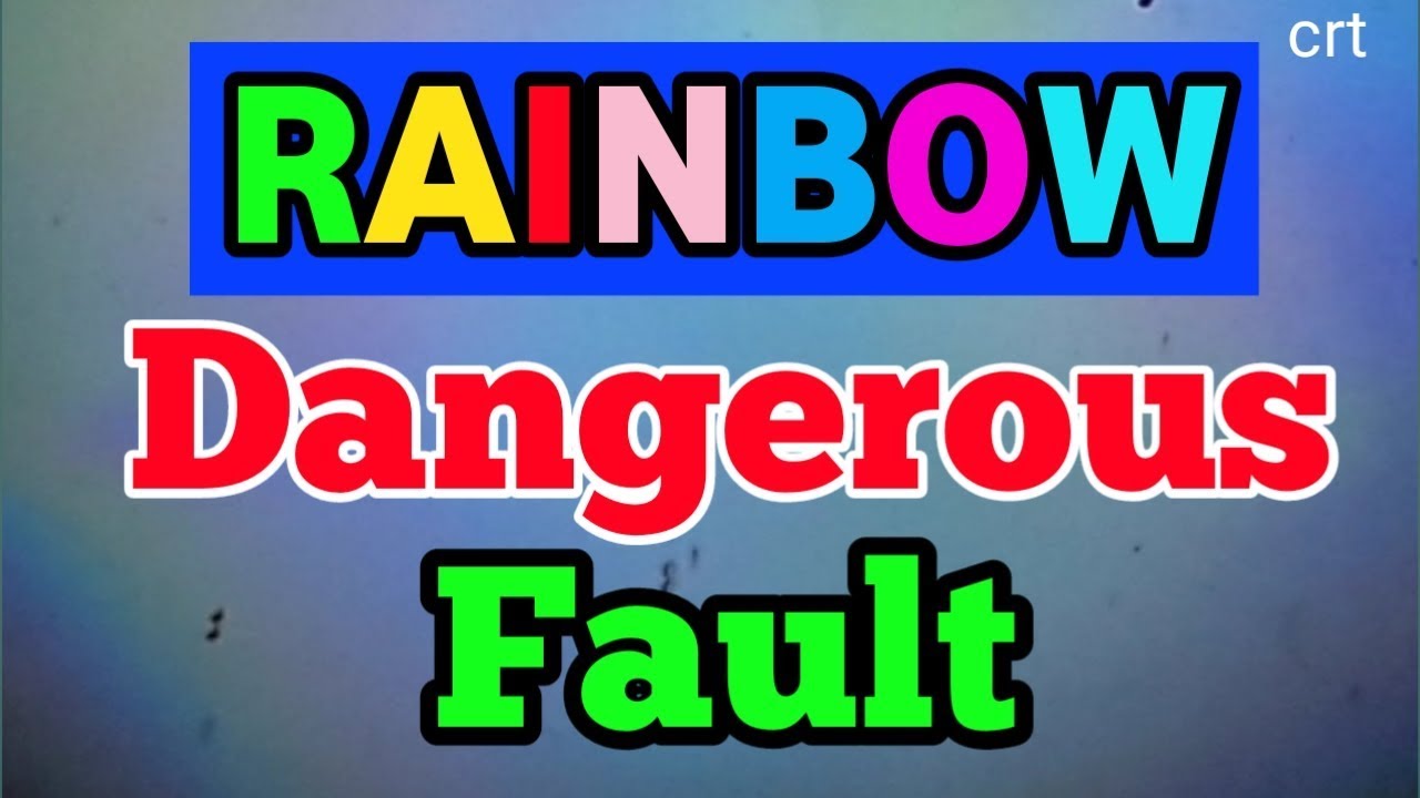 #IGOTV#Rainbow.How to repair igo ultra slim crt tv rainbow fault.
