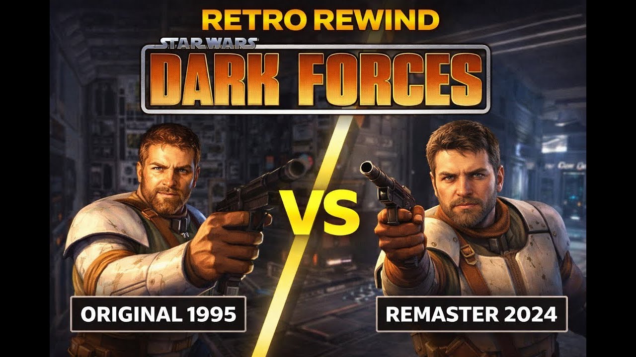 Star Wars: Dark Forces Retro Rewind Original vs Remaster (1995 vs 2024)