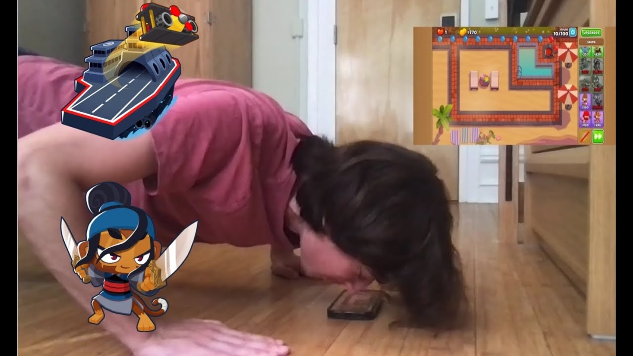 I Beat BTD6's Hardest Mode By Doing Push-Ups