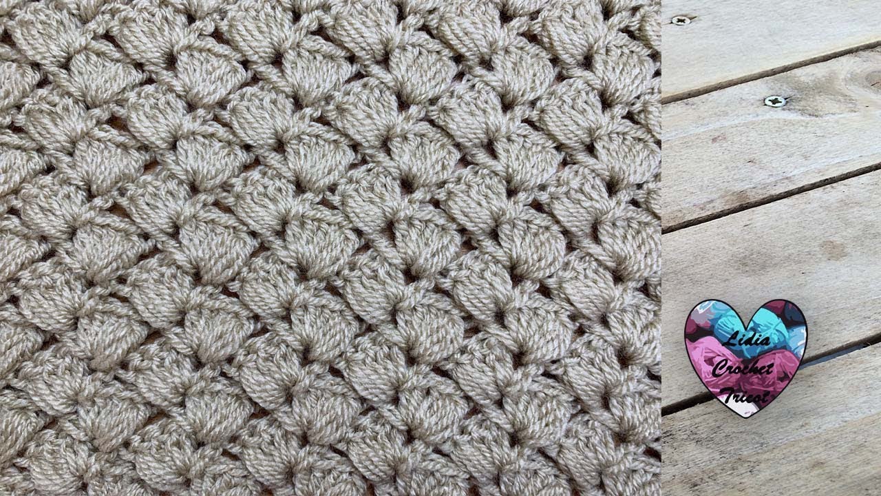 Point Crochet incliné en Relief 