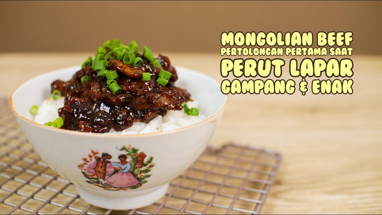 Masakan Daging Sapi Kekinian | Simple Mongolian Beef