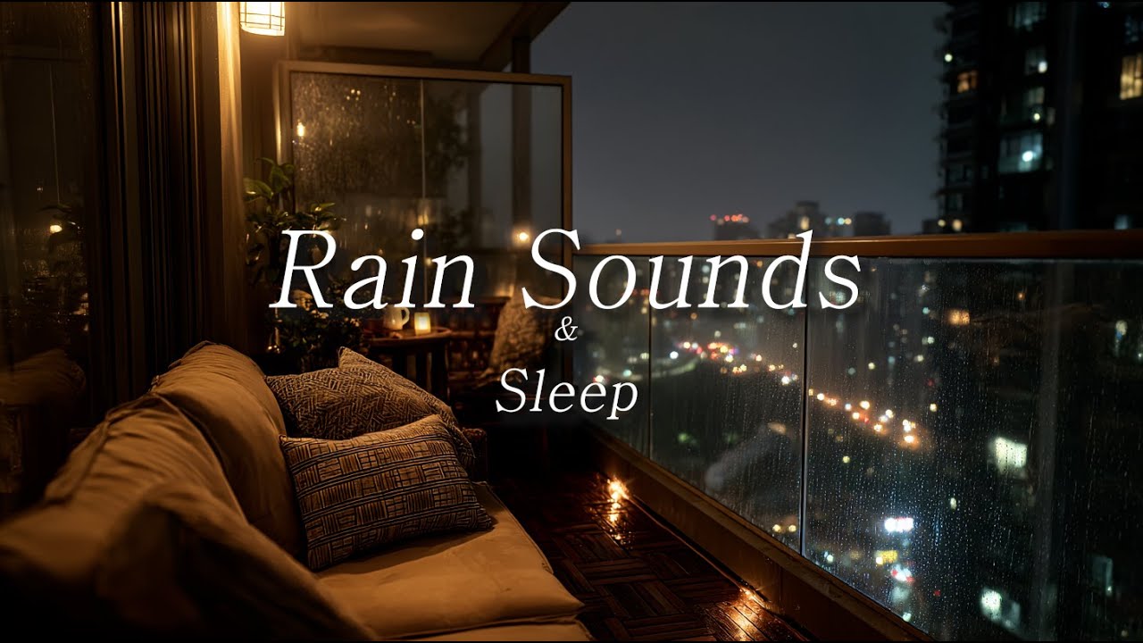 은은한 조명🕯️아래, 소파에 몸을 맡기고 듣는 잔잔한 빗소리🌧️/ Rest and listen to the rain / Asmr_InsomRain🎧