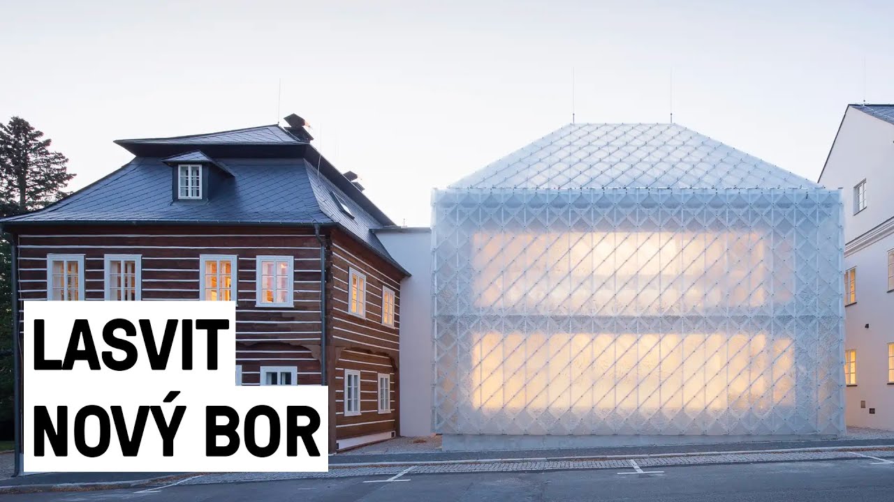 Lasvit Nový Bor: Skleněná roubenka dostala Českou cenu za architekturu 2020