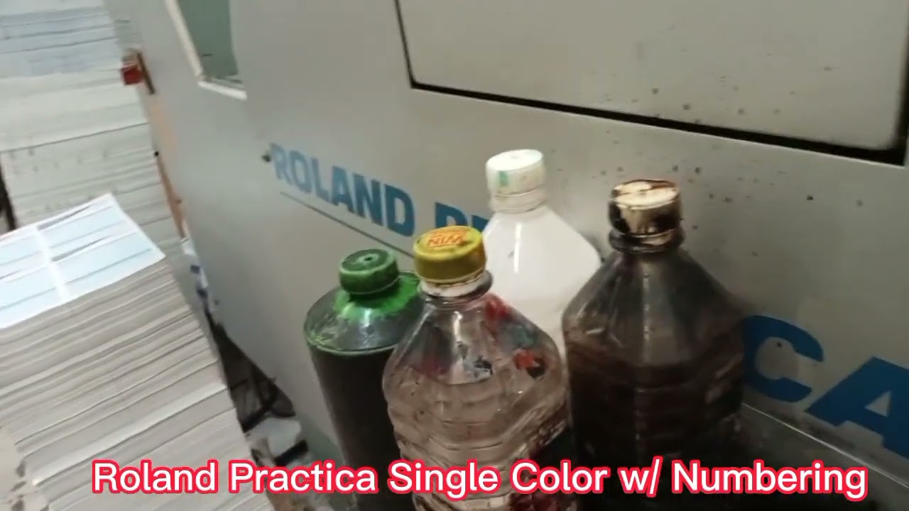 Roland Practica Single Color w/ Numbering @ King Printer's Davao (Inc)