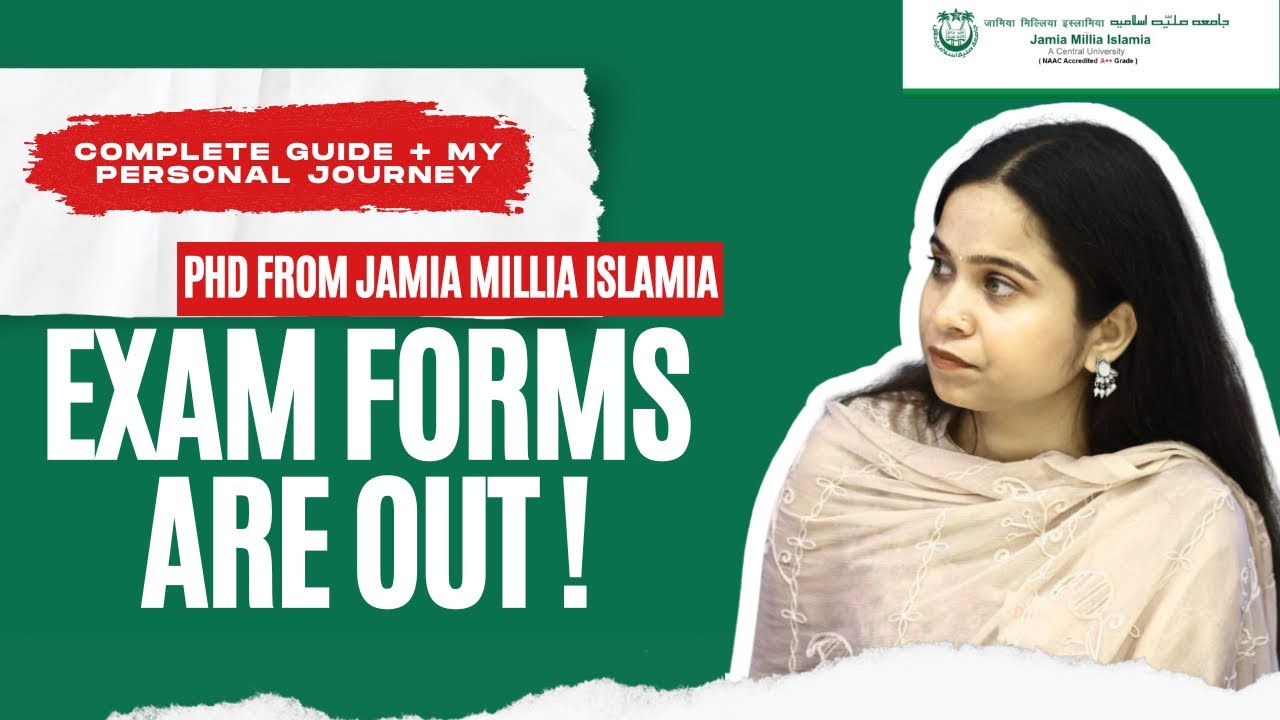 🎓PhD from Jamia Millia Islamia &ndash; Complete Guide +My Personal Journey| @psychlearning| #jamia #phd