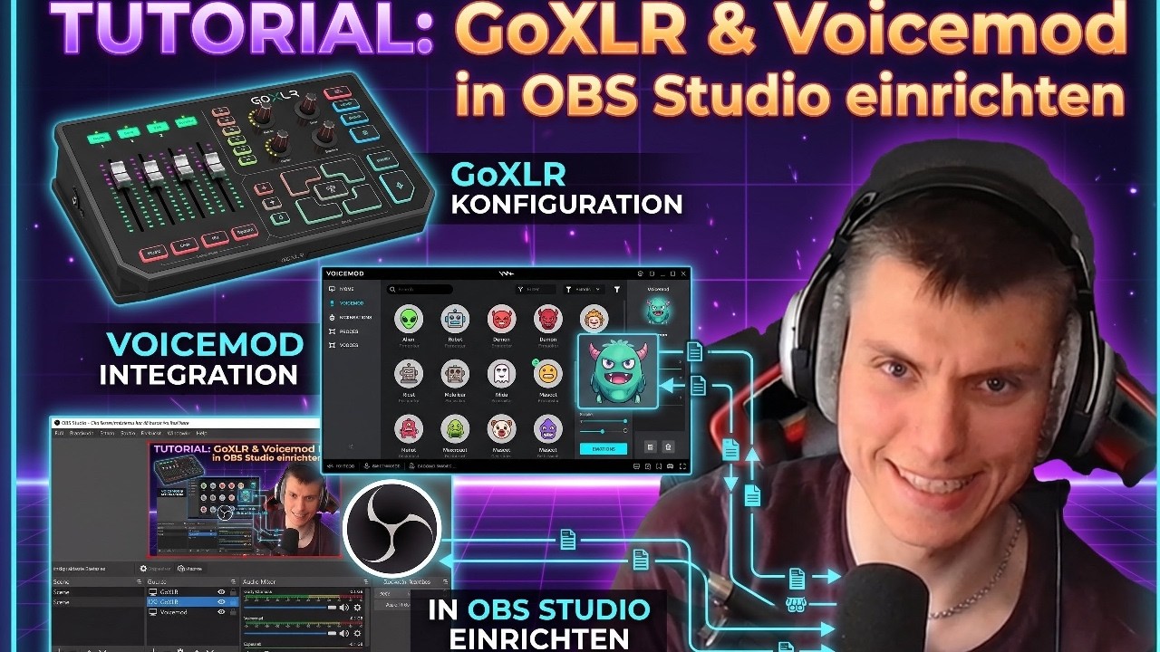 Tutorial: GoXLR und Voicemod in OBS Studio einrichten. #shorts
