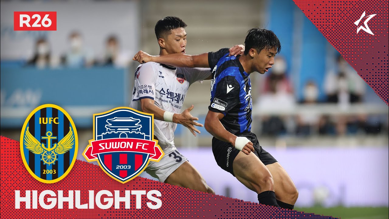 [하나원큐 K리그1] R26 인천 vs 수원FC 하이라이트 | Incheon vs SuwonFC Highlights (22.08.03)
