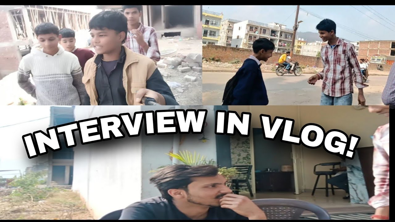 My second vlog interview for man ?