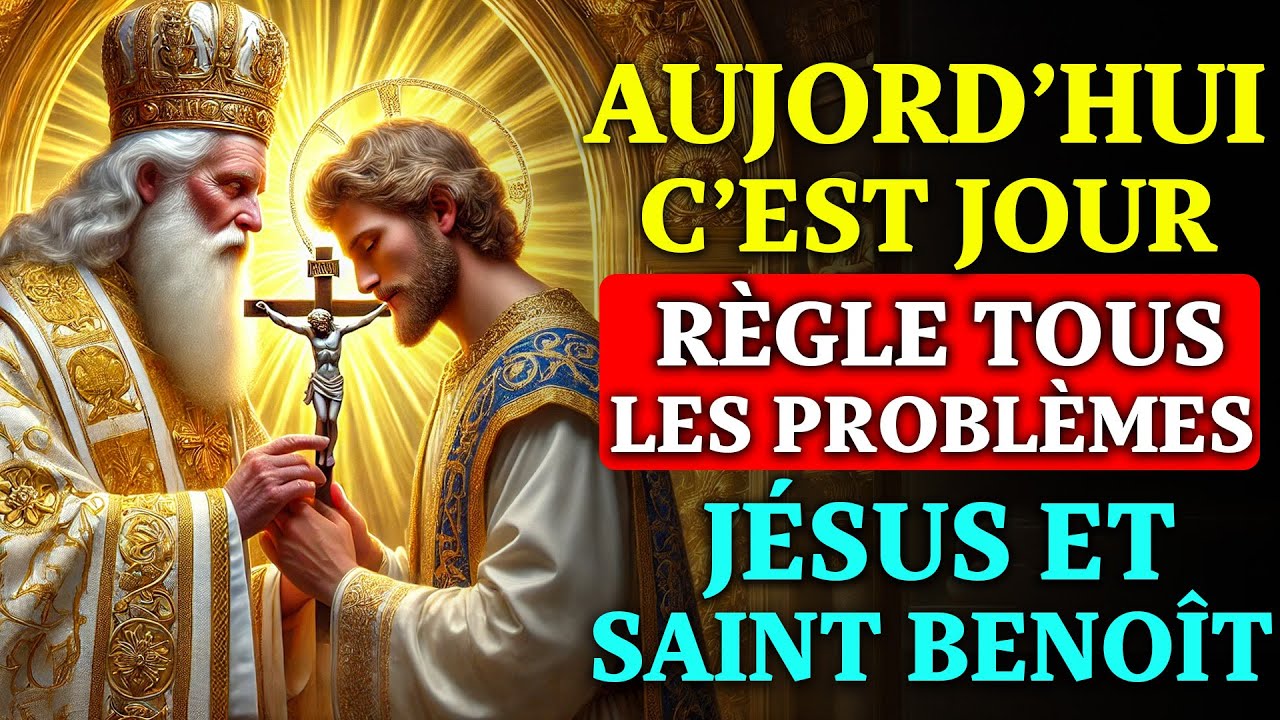 JESUS et SAINT BENOÎT 🕊️ PRIÈRE PUISSANTE contre les ENNEMIS cachés – que le MAL