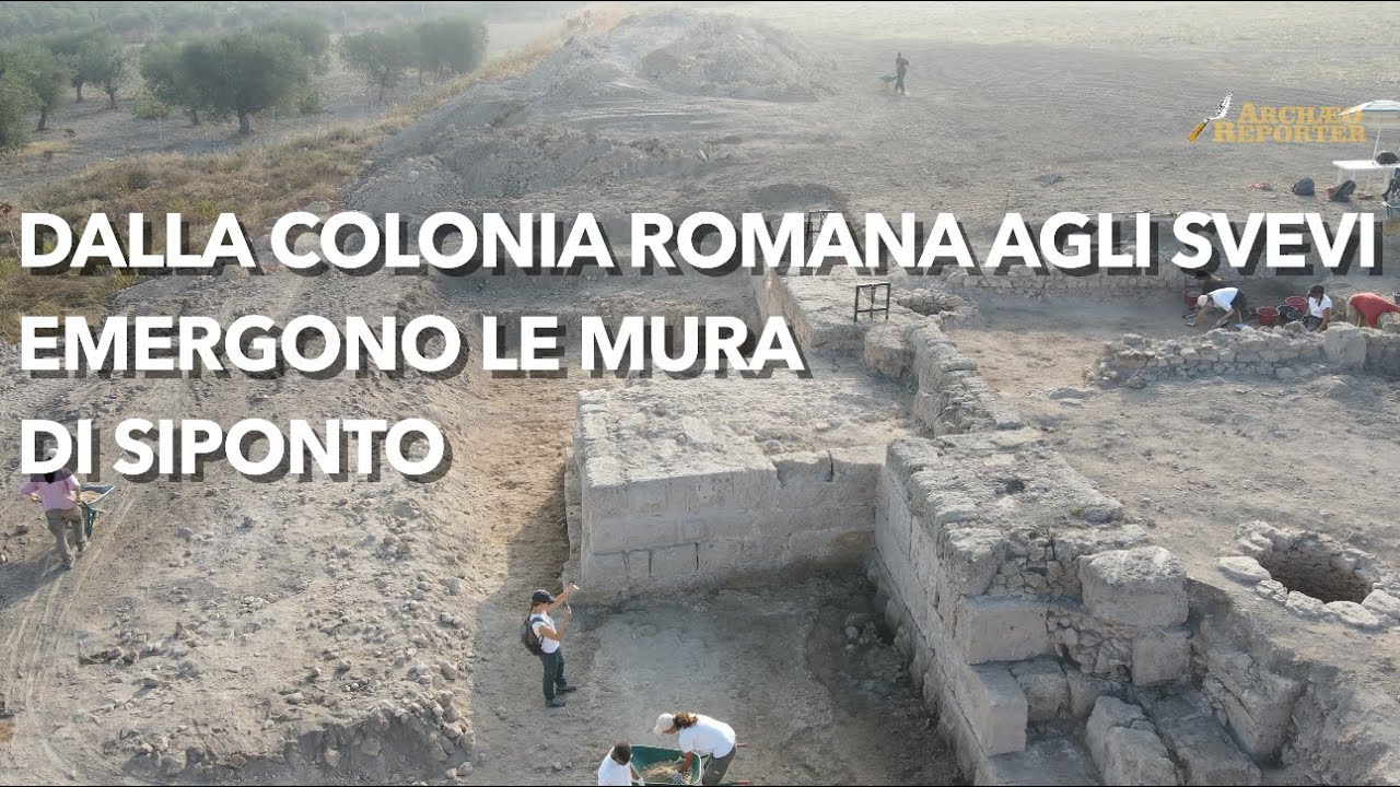 Emergono le mura scomparse di Siponto, dalla colonia romana all'epoca degli Svevi  - Puntata 2