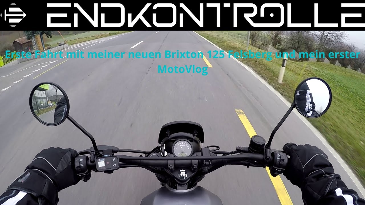 Erste Fahrt mit meiner neuen Brixton 125 Felsberg und erster MotoVlog  :-)