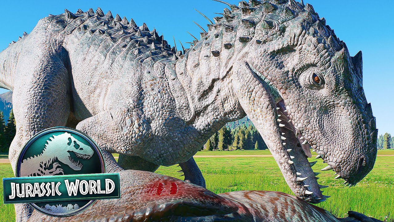 Potężny INDOMINUS REX? PIERWSZA HYBRYDA w Jurassic World Evolution 3