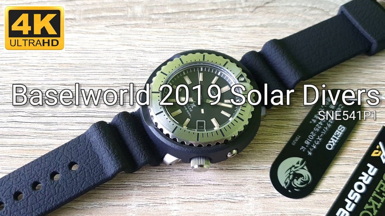 Seiko Tuna Street PROSPEX  SNE541P1 / SNE541 Series Baselworld 2019 BLACK