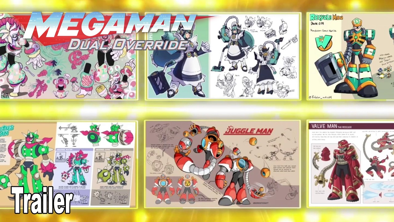 Mega Man Dual Override New Information Trailer