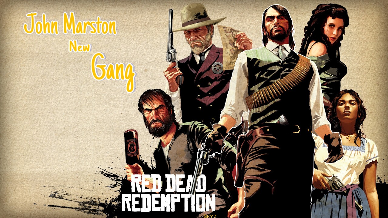 John with New Gang in Outlaws World🔥Red Dead Redemption Live | Road to 500 SkY7#reddeadredemption